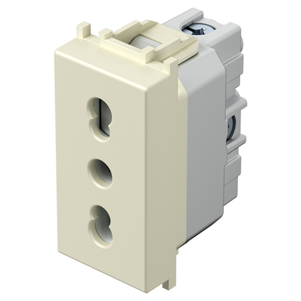BPresa 2P+T 16A Avorio
